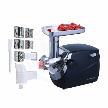 West Point Deluxe Meat Grinder With Vegetable Cutter, Shredder & Slicer, 1500W, WF-3050 - Main Image