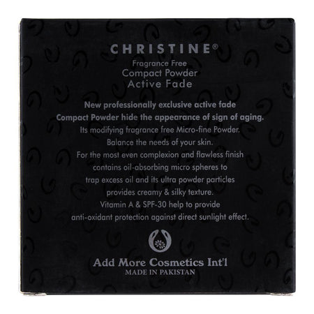 Christine Fragrance Free Compact Powder, 912 Medium - Image 3