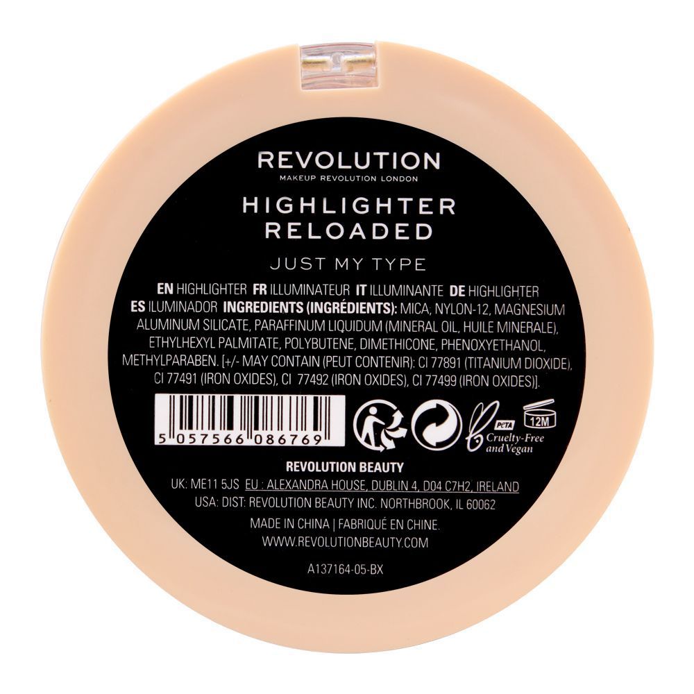 Makeup Revolution Highlighter Reloaded, Just My Type - Image 3