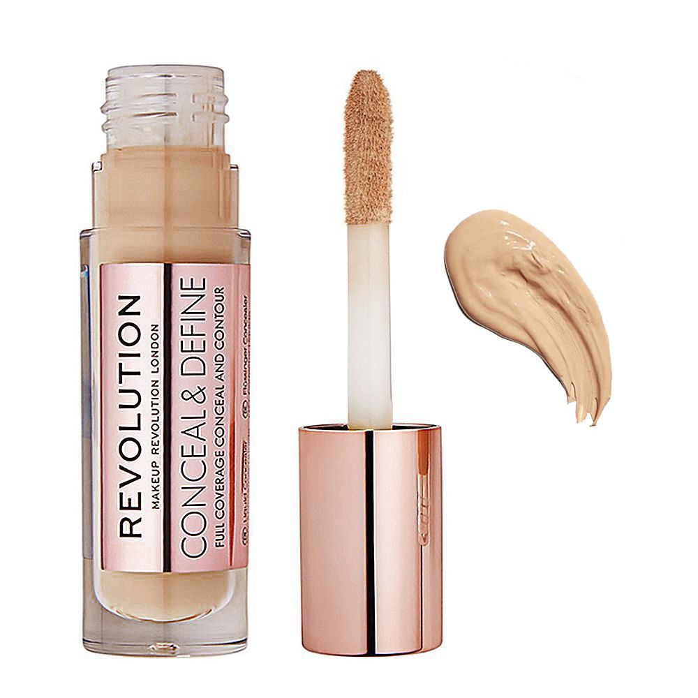 Makeup Revolution Conceal & Define Full Coverage Foundation, F10.5 - Image 2