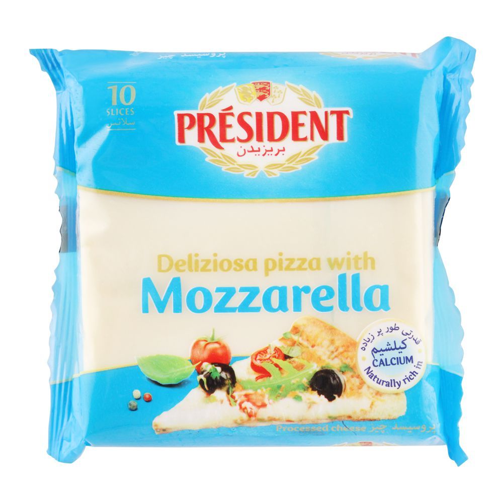 President Mozzarella Cheese Slices, 10-Pack - Main Image