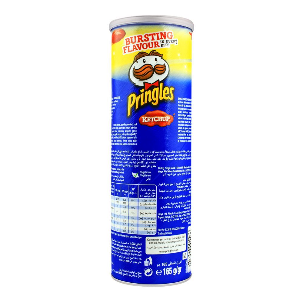 Pringles Potato Crisps, Ketchup Flavor, 165g - Image 2