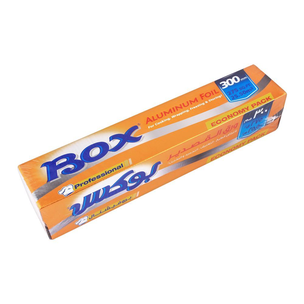Box Professional Aluminum Foil, Food Grade, 275 SQFT, 11.8 Inches x 85 Meters - Main Image