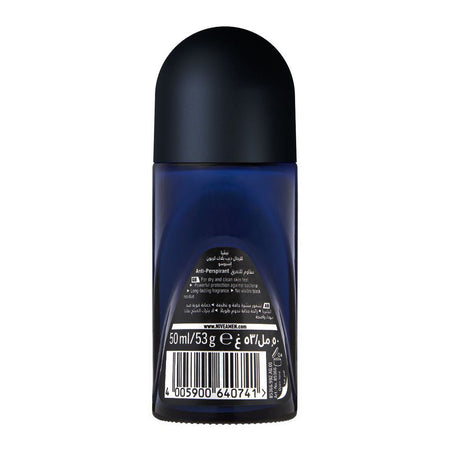 Nivea Men 48H Deep Black Carbon Espresso Anti-Perspirant Deodorant Roll On, 50ml - Image 2