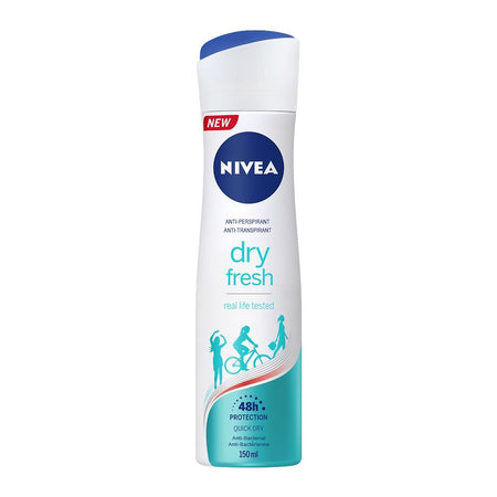 Nivea 48H Dry Fresh Quick Dry Anti-Perspirant Deodorant Body Spray, For Women, 150ml - Main Image