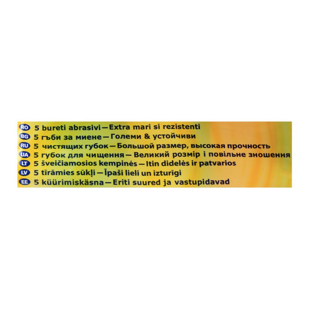 Spontex Megamax Scouring Sponge, 5-Pack - Image 2