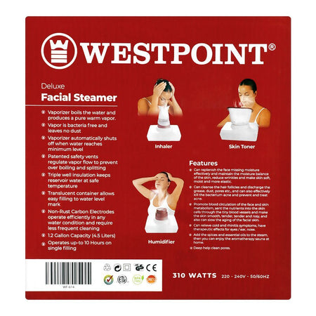 West Point Deluxe Face Steamer, WF-614 - Image 7