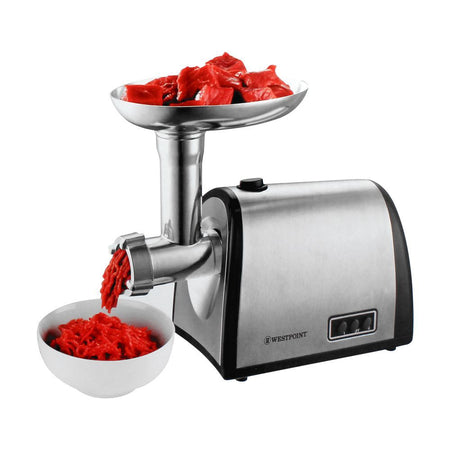 West Point Deluxe Meat Grinder, With Vegetable Cutter, Shredder & Slicer, 1500W, WF-3350 - Main Image