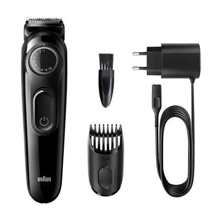 Braun Beard Trimmer 3, Rechargeable, 20 Length Settings, Black, BT-3222 - Image 2
