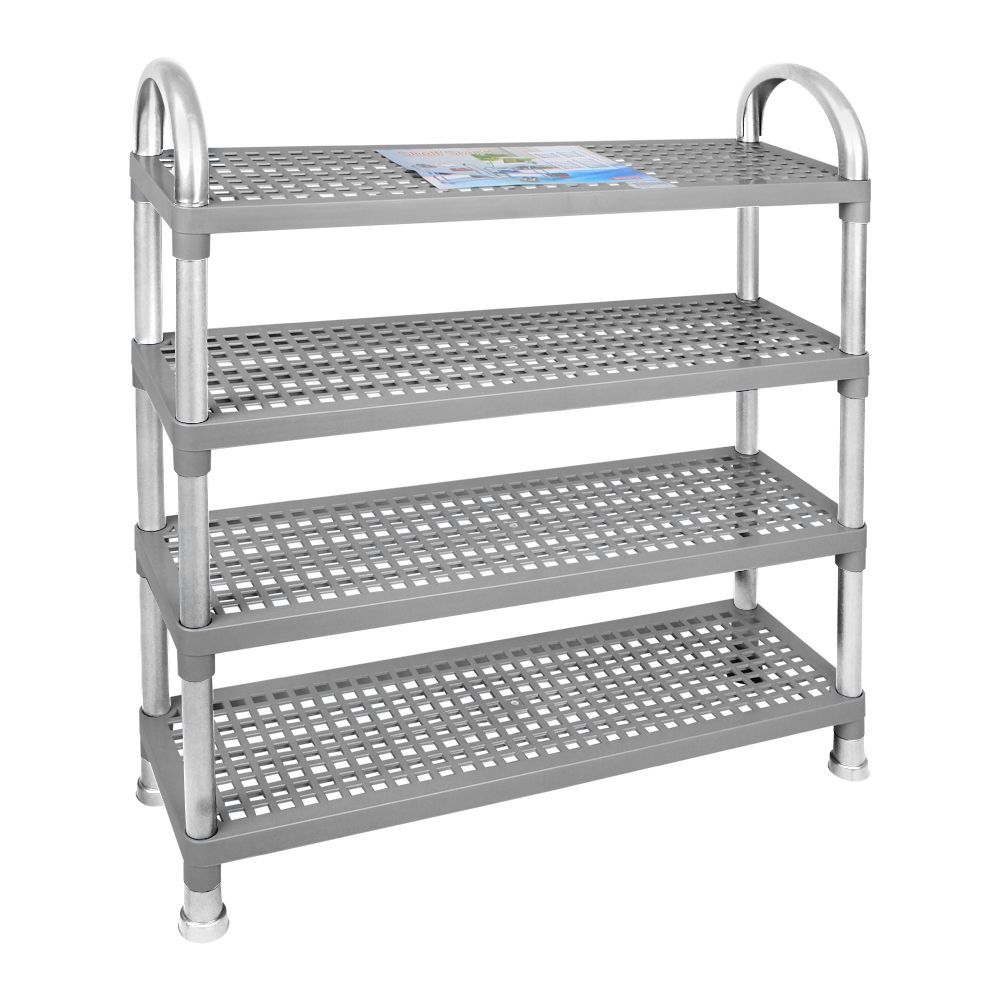 Lion Star Shelf Stand, 4 Stacks, Gray, A-47 - Main Image
