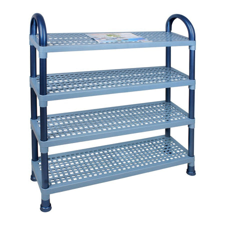 Lion Star Shelf Stand, 4 Stacks, Blue, A-47 - Main Image