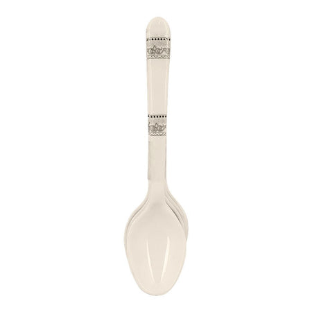 Sky Melamine Dinner Spoons, Grey, Sturdy Cutlery Set, Modern Design, 6-Pack - Main Image