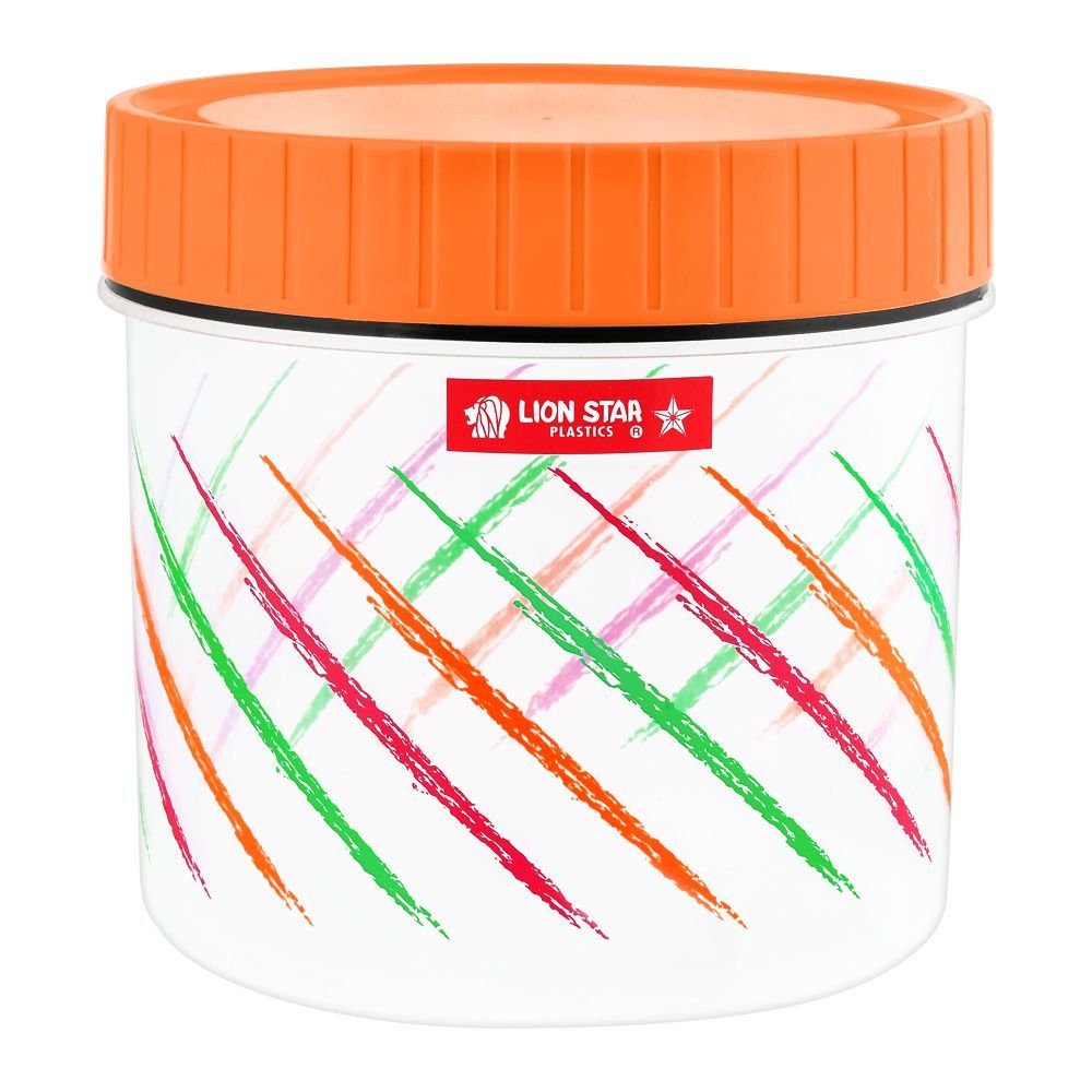 Lion Star Tiffany Candy Pot Multi-Purpose Container, Orange, Small, PTT-19 - Main Image