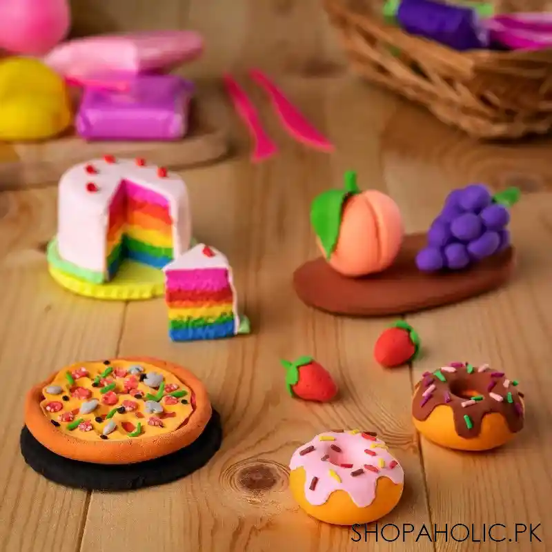 12 color modelling clay with tools image5