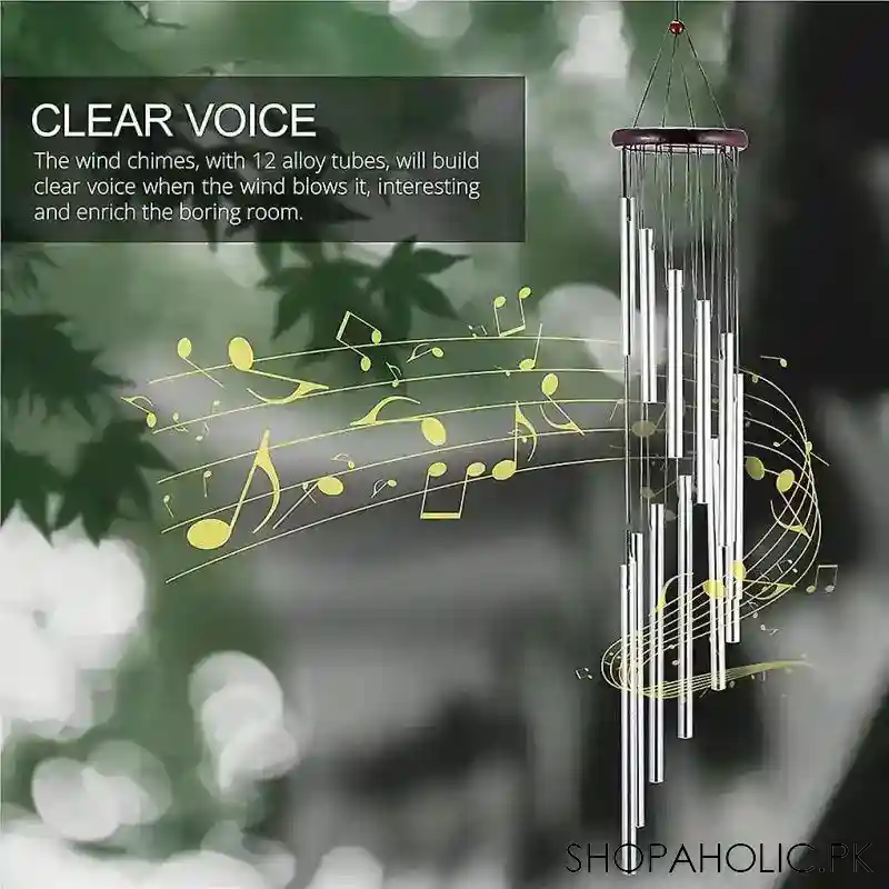 12 tubes metal musical wind chimes image2