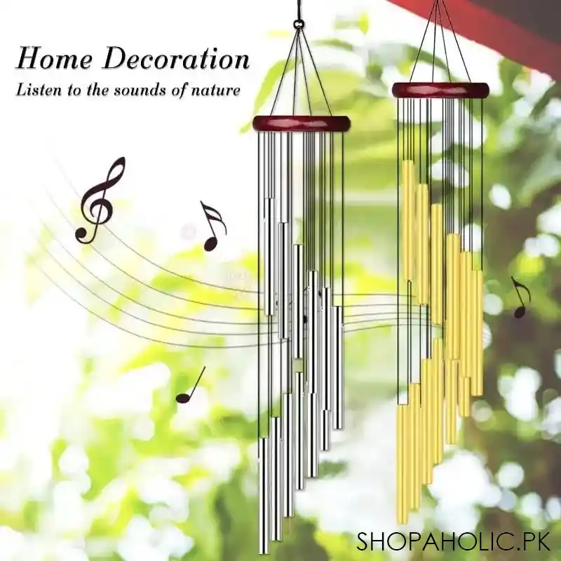 12 tubes metal musical wind chimes image3