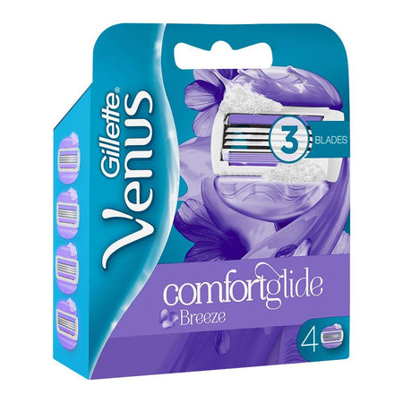 Gillette Venus Comfort Glide Breeze Cartridges, For Women, 4-Pack - Main Image