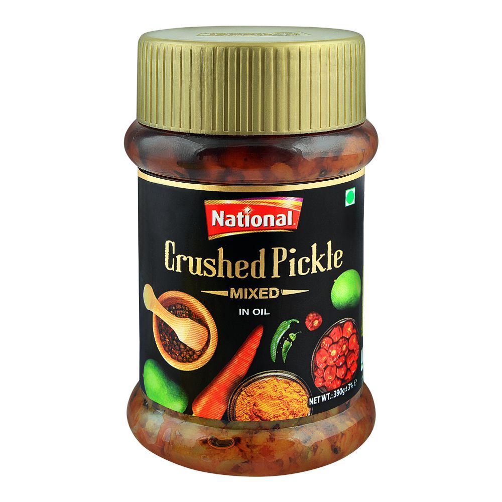 National Crushed Pickle In Oil, Mixed, 390g - Main Image