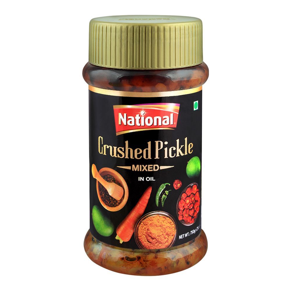 National Crushed Pickle In Oil, Mixed, 750g - Main Image