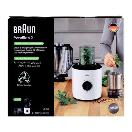 Braun 3-In-1 PowerBlend 3 Blender, JB-3123 - Image 4