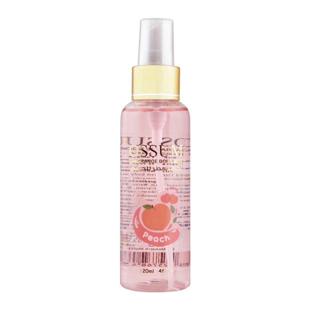 Ossum Peach Fragrance Body Mist, 120ml - Main Image