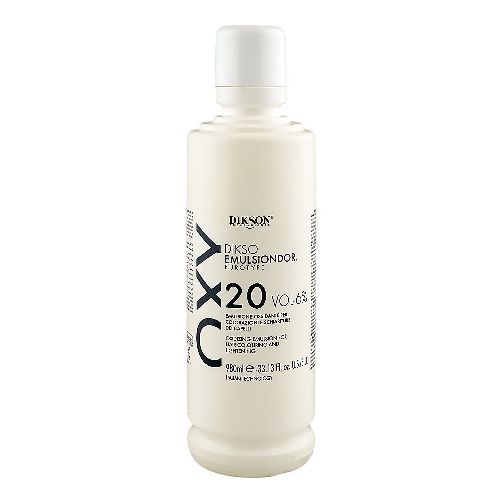 Dikson Emulsiondor Eurotype Developer 6% 20 Vol, For Hair Colouring & Lightening, 980ml - Main Image