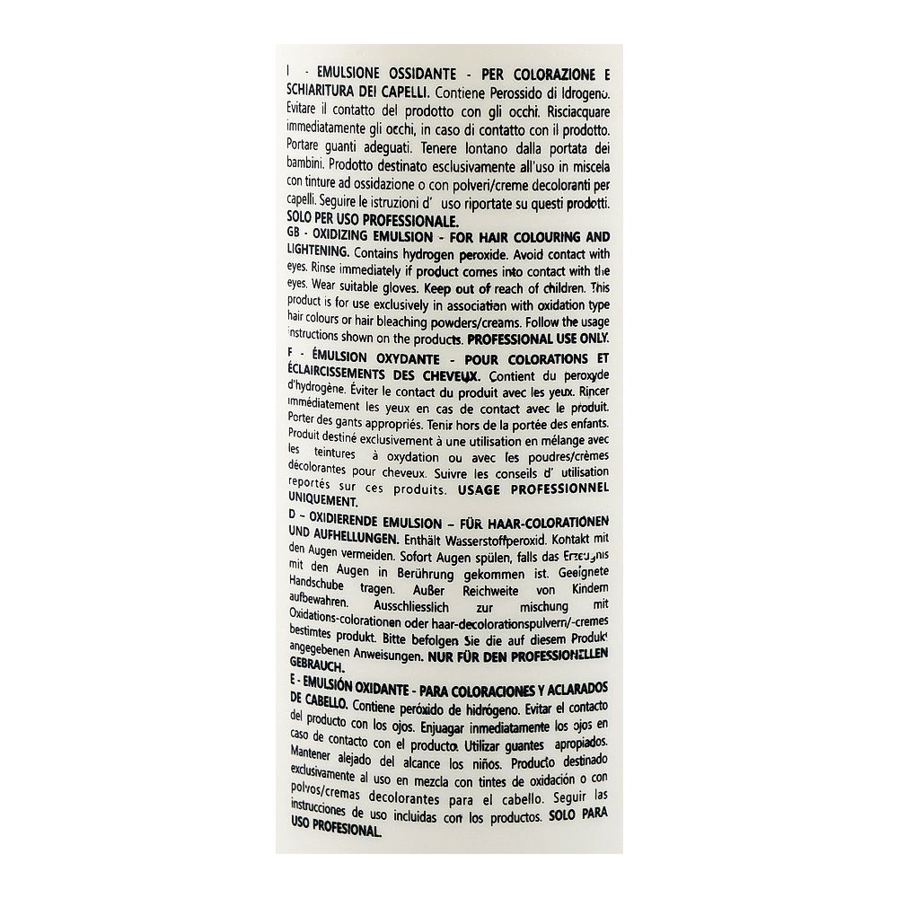 Dikson Emulsiondor Eurotype Developer 6% 20 Vol, For Hair Colouring & Lightening, 980ml - Image 3