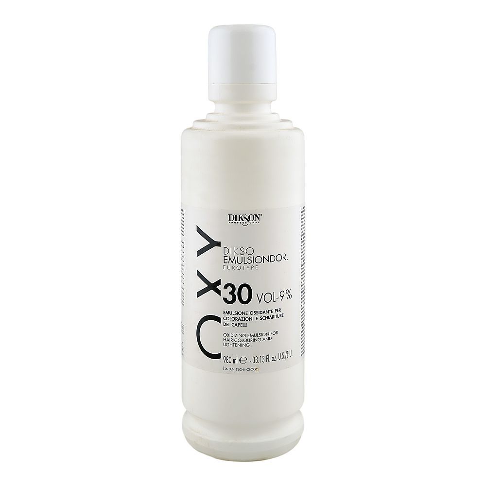 Dikson Dikso Emulsiondor Eurotype Developer 9% 30 Vol, For Hair Colouring & Lightening, 980ml - Main Image