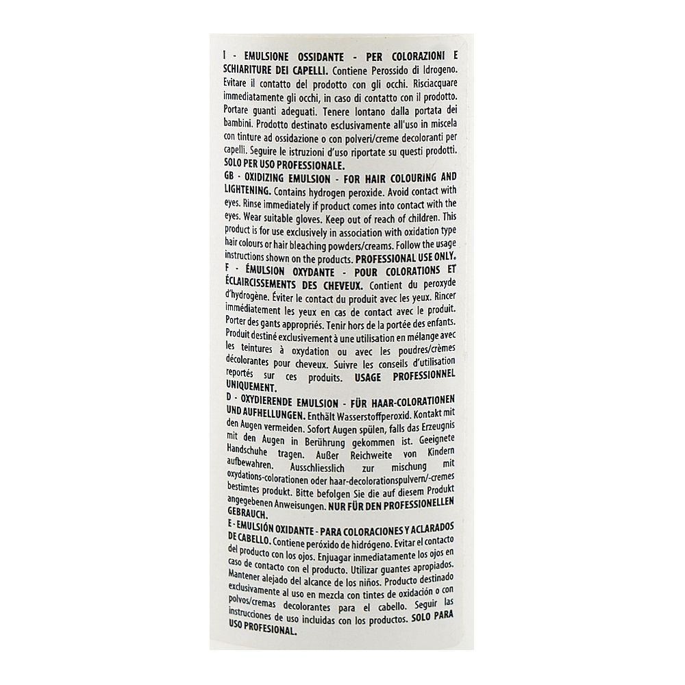 Dikson Dikso Emulsiondor Eurotype Developer 9% 30 Vol, For Hair Colouring & Lightening, 980ml - Image 4
