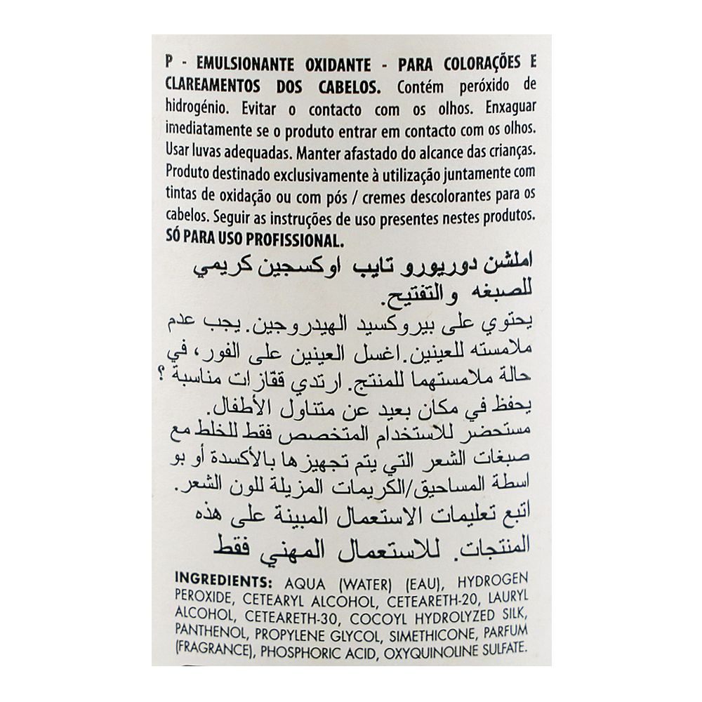 Dikson Dikso Emulsiondor Eurotype Developer 12% 40 Vol, For Hair Colouring & Lightening, 980ml - Image 4