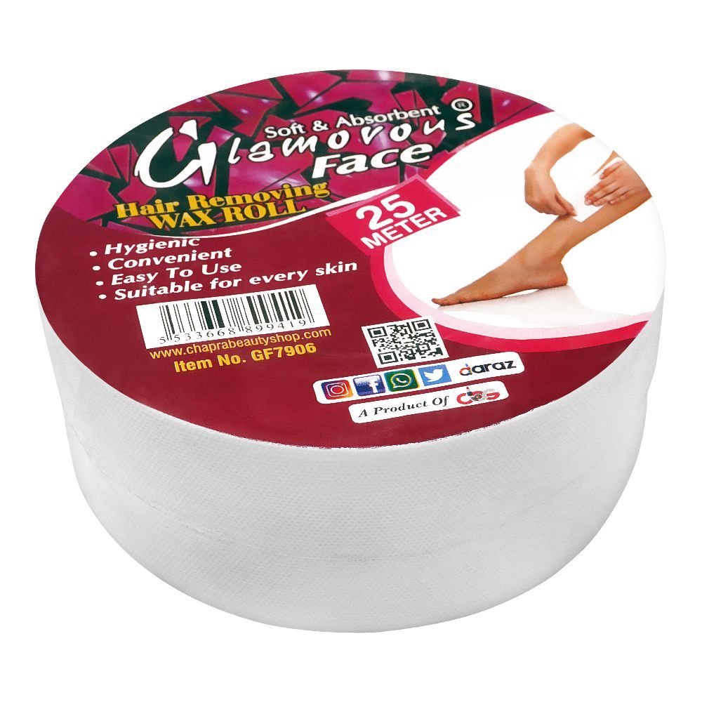 Glamourous Face Hair Removing Wax Roll, 25 Meter, GF-7906 - Main Image