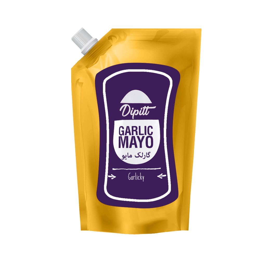 Dipitt Garlic Mayonnaise, Pouch, 400g - Main Image