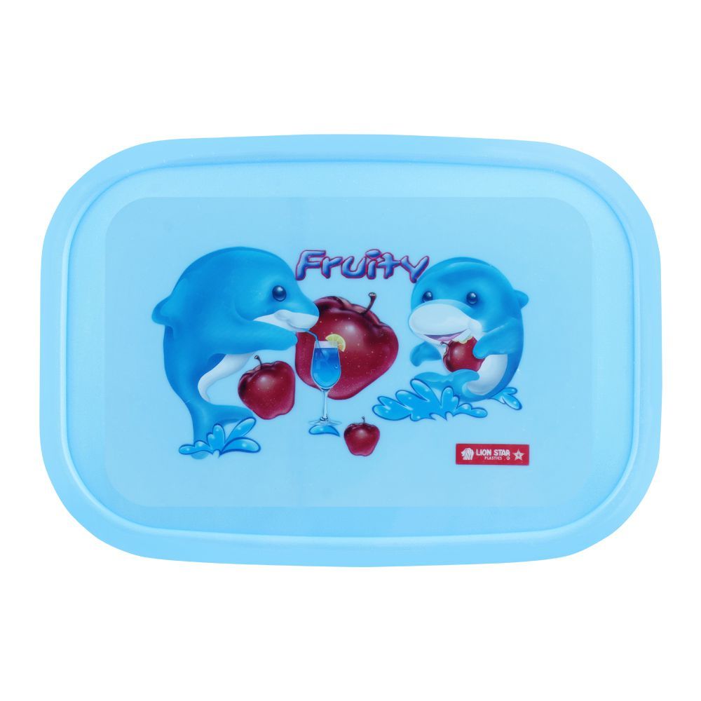 Lion Star Japan Seal Ware Lunch Box, Blue, 7.5x5x2 Inches, BC-9 - Main Image
