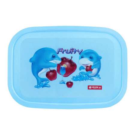 Lion Star Japan Seal Ware Lunch Box, Blue, 7.5x5x2 Inches, BC-9 - Main Image