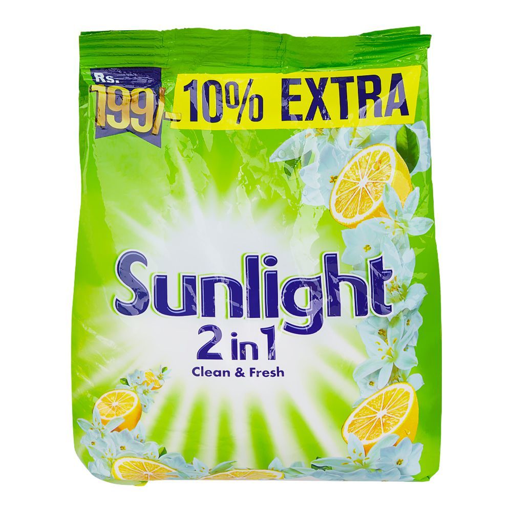 Sunlight 2in1 Clean & Fresh Detergent Washing Powder, 760g - Main Image