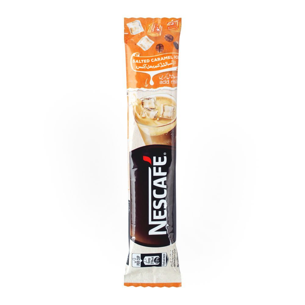 Nestle Nescafe 3-In-1 Salted Caramel Ice Coffee Sachet, 21g - Main Image