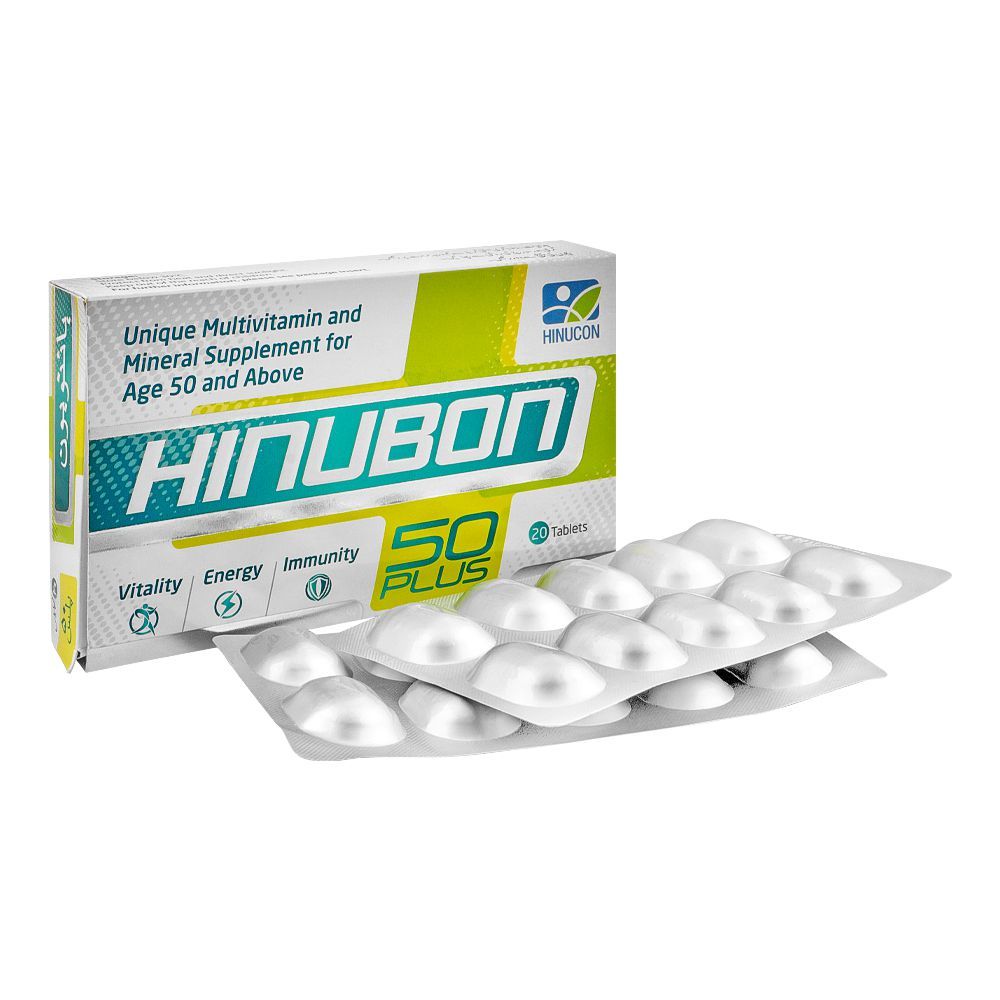 Hilton Pharma Hinubon 50 Plus Tablet, 20-Pack - Main Image