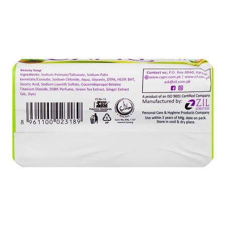 Capri Glow Green Tea Leaves Green Soap, 150g - Image 2