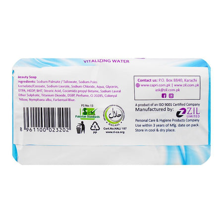 Capri Refreshing Vitalizing Water Blue Soap, 150g - Image 2