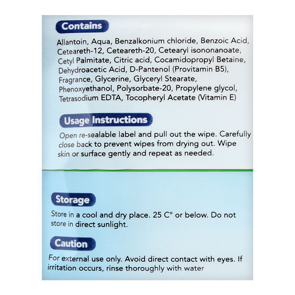 Masafi Anti-Bacterial Wipes, Scented, Alcohol Free, 80-Pack - Image 3