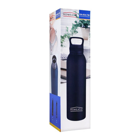 Homeatic Leisure & Sports Cup Steel Water Bottle, Blue, 730ml, KA-034 - Image 2