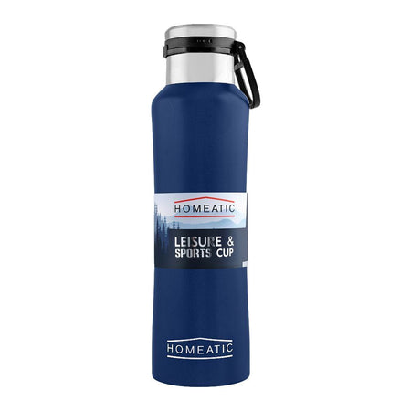 Homeatic Leisure & Sports Cup Steel Water Bottle, Black, 550ml, KA-038 - Main Image