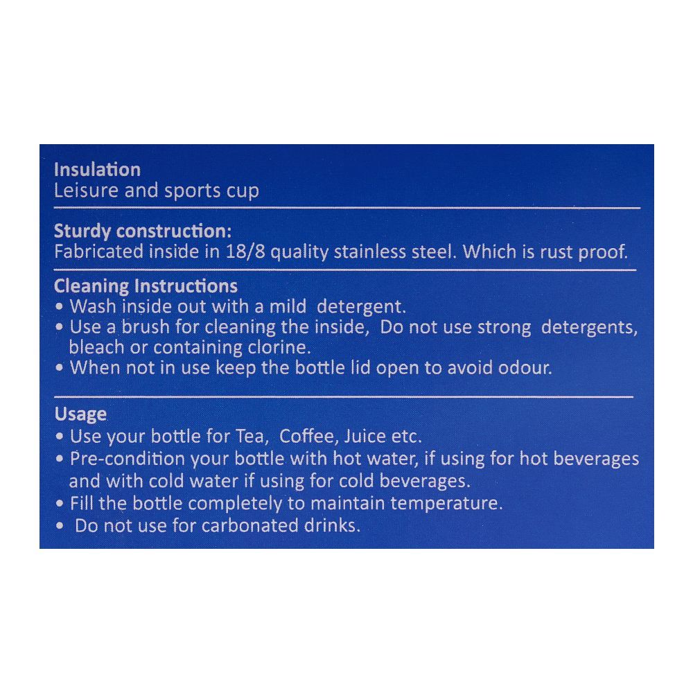 Homeatic Leisure & Sports Cup Steel Water Bottle, Silver, 500ml, KD-597 - Image 3