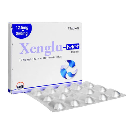 Hilton Pharma Xenglu Met Tablet, 12.5/850mg, 14 Tablets - Main Image