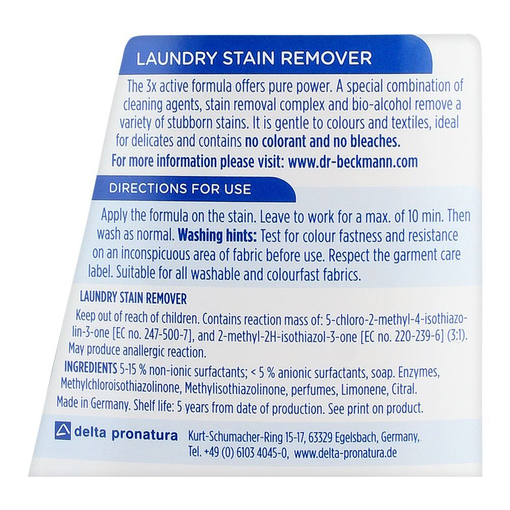 Dr. Beckmann Laundry Stain Remover, Trigger, 500ml - Image 3