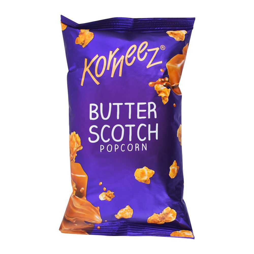 Korneez Butter Scotch Popcorn, 50g - Main Image