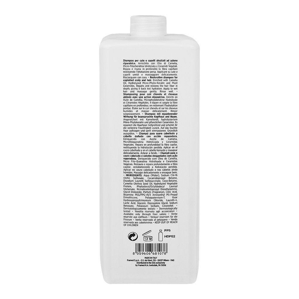 Framesi Morphosis Repair Shampoo, 1000ml - Image 2