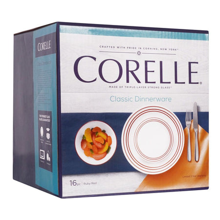 Corelle Livingware Breakfast Set, Onyx Black, 16 Piece, 16-OXB-PH - Image 2