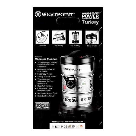 West Point Professional Vaccum Cleaner With Blower Function, WF-3569 - Image 4