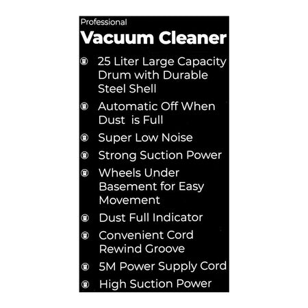 West Point Professional Vaccum Cleaner With Blower Function, WF-3569 - Image 5